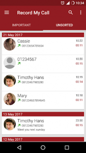 اسکرین شات برنامه RMC: Android Call Recorder 1