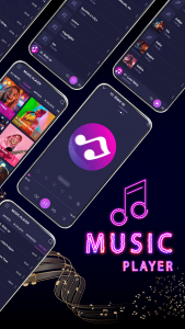 اسکرین شات برنامه Music Player - Mp3 Player 1