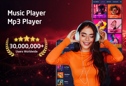 اسکرین شات 1 برنامه Music Player - Mp3 Player