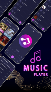 اسکرین شات برنامه Music Player - Mp3 Player 1