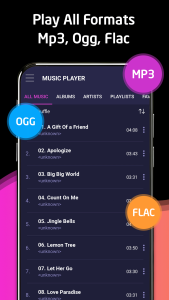 اسکرین شات 2 برنامه Music player - mp3 player