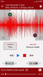 اسکرین شات برنامه voice recorder - pro recorder 4