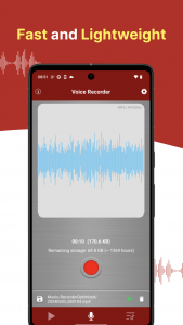 اسکرین شات برنامه voice recorder - pro recorder 2