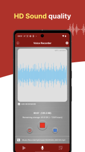 اسکرین شات 1 برنامه voice recorder - pro recorder