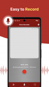 اسکرین شات برنامه voice recorder - pro recorder 8