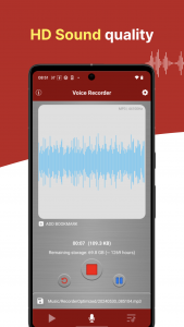 اسکرین شات برنامه voice recorder - pro recorder 1