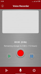 اسکرین شات برنامه voice recorder - pro recorder 8