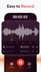 اسکرین شات 8 برنامه Voice Recorder, Voice Memos