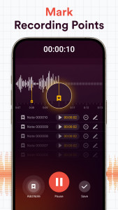 اسکرین شات 2 برنامه Voice Recorder, Voice Memos
