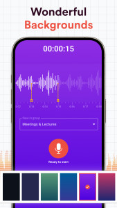 اسکرین شات 6 برنامه Voice Recorder, Voice Memos