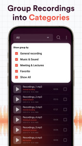اسکرین شات 4 برنامه Voice Recorder, Voice Memos