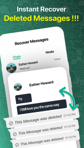 اسکرین شات 2 برنامه Recover Deleted Messages