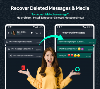 اسکرین شات برنامه Recover Deleted Messages WAMR 1