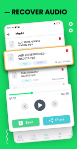 اسکرین شات برنامه Recover deleted data For WA 5