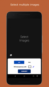اسکرین شات برنامه JPEG / PNG Image File Converter 1