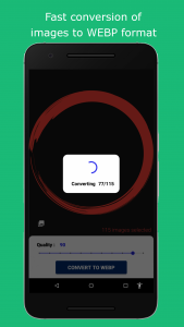 اسکرین شات 3 برنامه Webp Image Converter - Jpg to