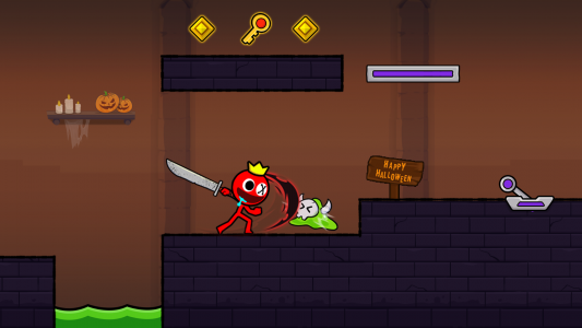 اسکرین شات بازی Red Stick Boy: Adventure Game 2