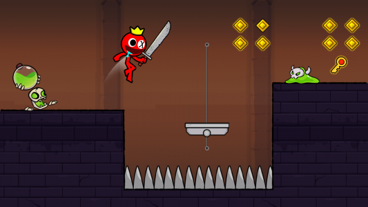اسکرین شات بازی Red Stick Boy: Adventure Game 8