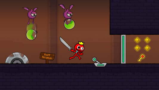 اسکرین شات بازی Red Stick Boy: Adventure Game 4