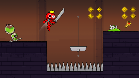 اسکرین شات 8 بازی Red Stick Boy: Adventure Game