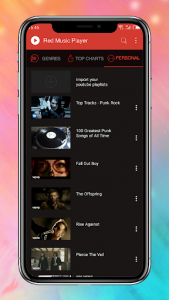 اسکرین شات برنامه Free Music - Red Player 4