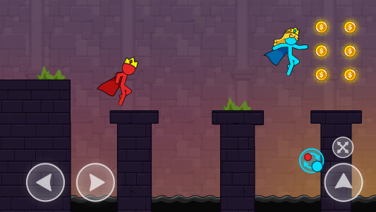 اسکرین شات 1 بازی Stick Adventure: Red And Blue