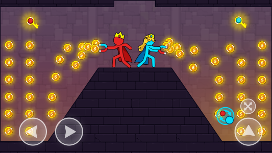 اسکرین شات 4 بازی Stick Adventure: Red And Blue