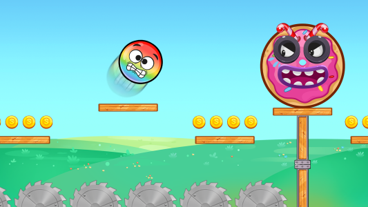 اسکرین شات 3 بازی Rainbow Ball Adventure