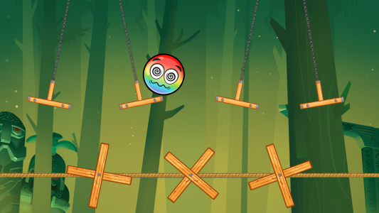 اسکرین شات 2 بازی Rainbow Ball Adventure