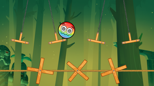 اسکرین شات بازی Rainbow Ball Adventure 2