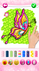 اسکرین شات بازی Glitter Butterfly Coloring - L 8