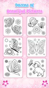 اسکرین شات بازی Glitter Butterfly Coloring - L 5