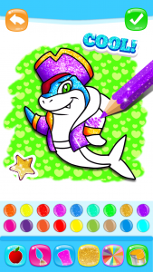 اسکرین شات برنامه Baby Shark Coloring and Drawin 4