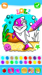 اسکرین شات برنامه Baby Shark Coloring and Drawin 6