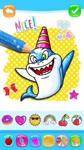 اسکرین شات برنامه Baby Shark Coloring and Drawin 5