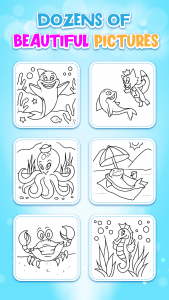 اسکرین شات برنامه Baby Shark Coloring and Drawin 3