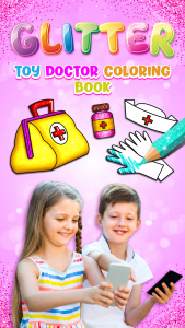 اسکرین شات برنامه Toy Doctor Set coloring and dr 8