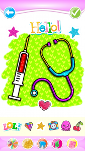 اسکرین شات 5 برنامه Toy Doctor Set coloring and dr