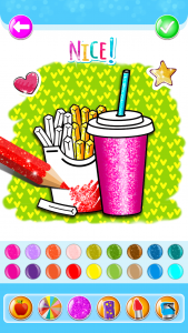 اسکرین شات بازی Food Coloring Game - Learn Col 2
