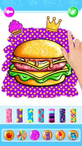 اسکرین شات بازی Food Coloring Game - Learn Col 6