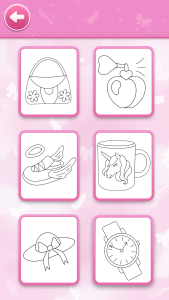 اسکرین شات 8 برنامه Glitter beauty coloring game