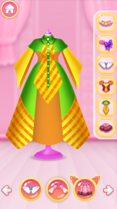 اسکرین شات برنامه Glitter Dress Coloring Game 3