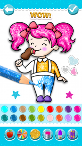 اسکرین شات بازی Glitter Ice Cream Coloring 5