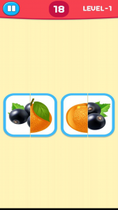 اسکرین شات برنامه Fruits Matching Game 4