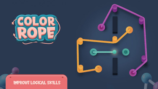 اسکرین شات بازی Color Rope - Connect Puzzle Game 5