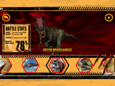 اسکرین شات برنامه Dinosaur Battle 6