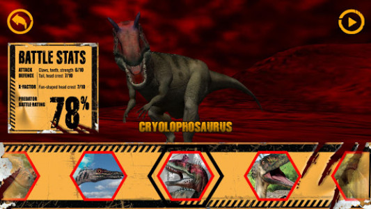 اسکرین شات برنامه Dinosaur Battle 2
