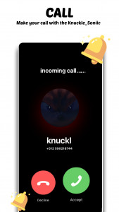 اسکرین شات بازی Knuckl soniic call video+Chat 3