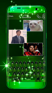 اسکرین شات برنامه Green Keyboard 2