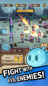 اسکرین شات 1 بازی Slime Castle — Idle TD Game